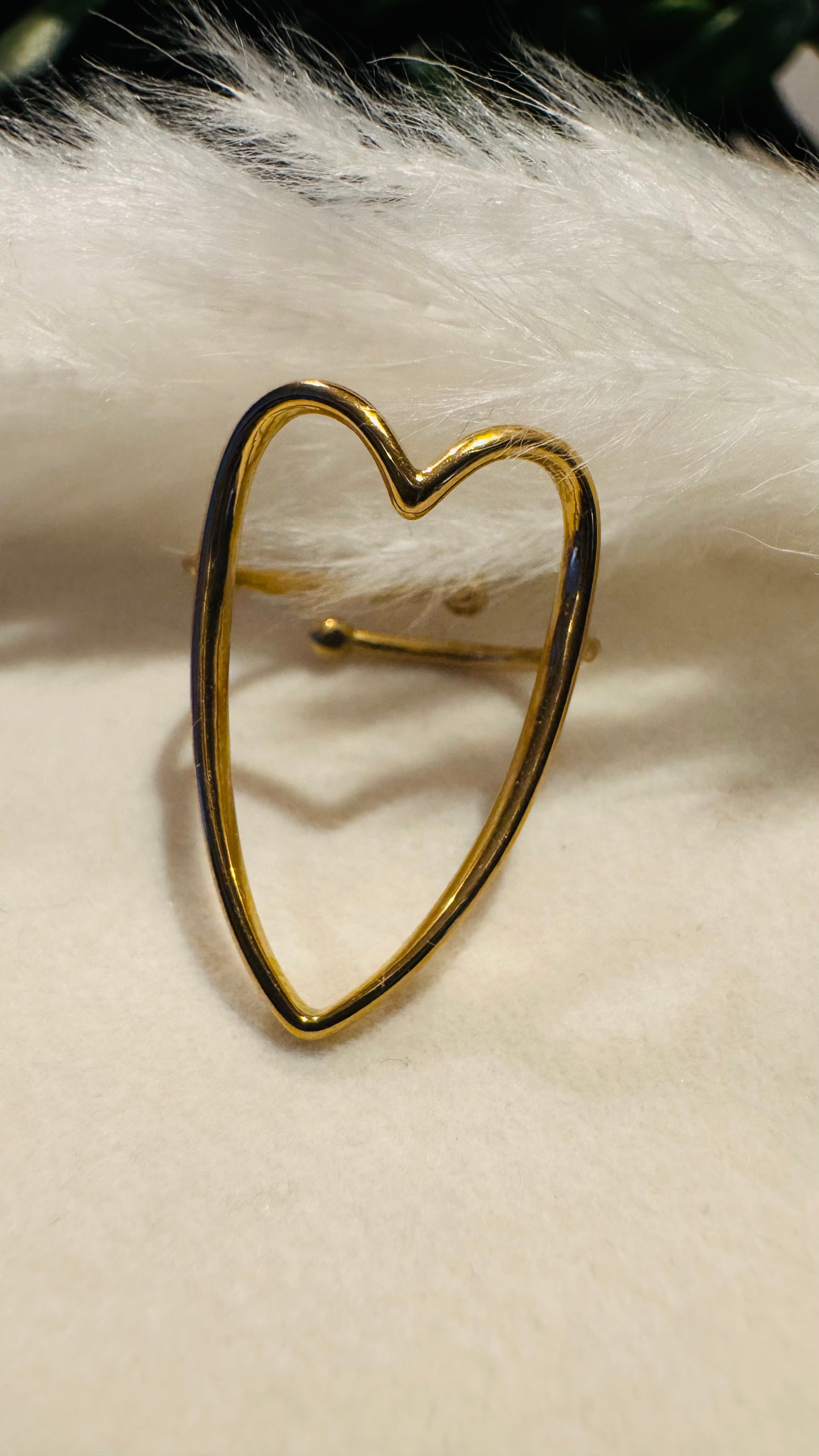 Bague Cœur - Doré