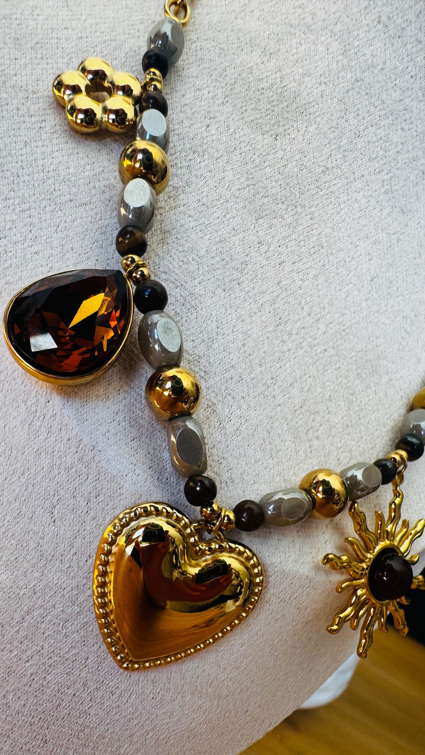 Soli | Collier charms en acier inoxydable