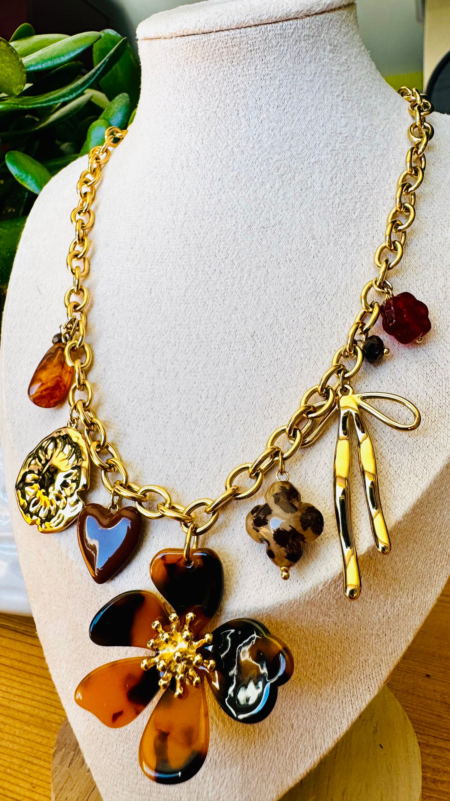 Ariella | Collier charms en acier inoxydable