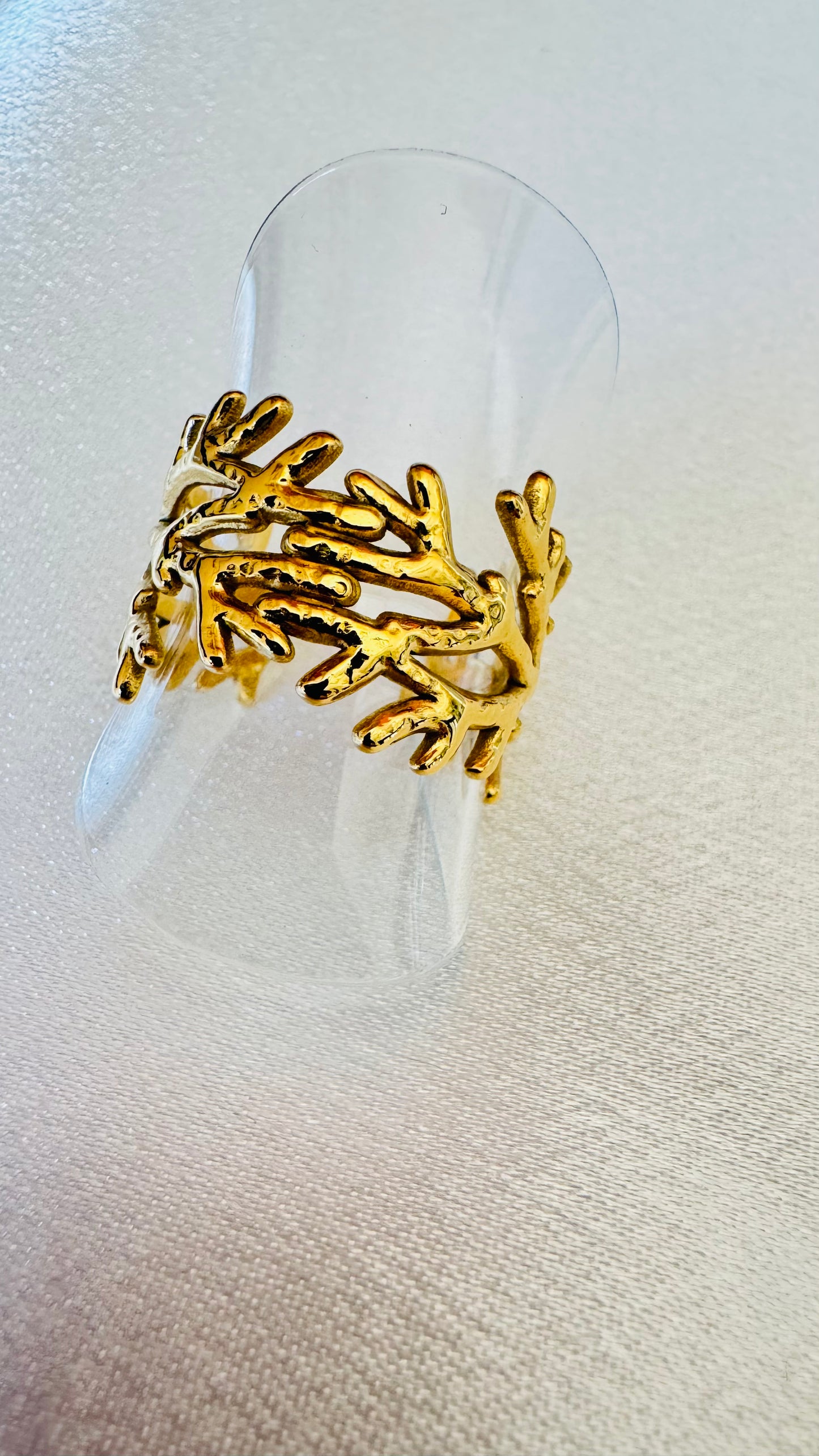 Bague Corallo - Doré
