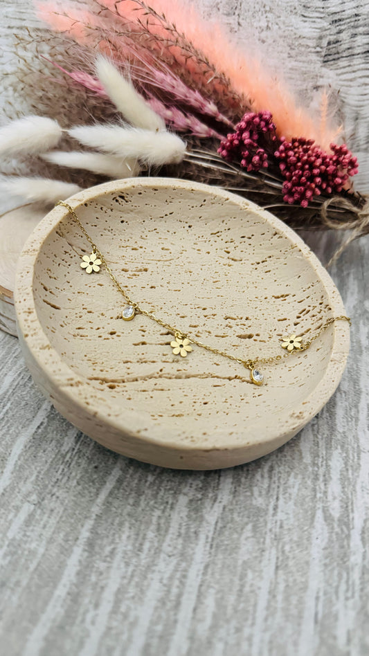 Bracelet Charme Floral