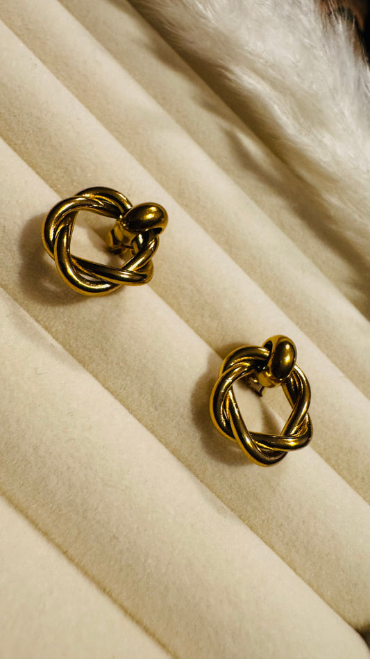 Paloma | Boucles d'oreilles en acier inoxydable - Doré