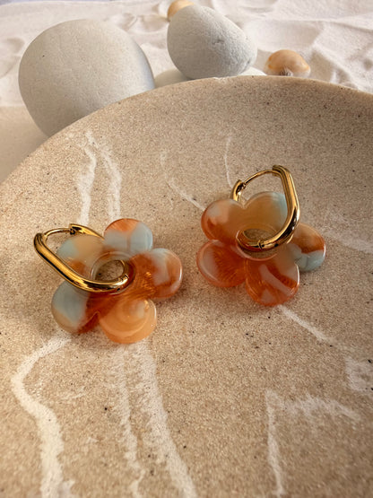 Lena | Boucles d'oreilles en acier inoxydable - Doré