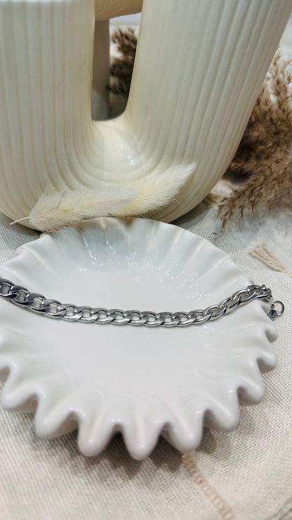 Bracelet maille gourmette - Argent