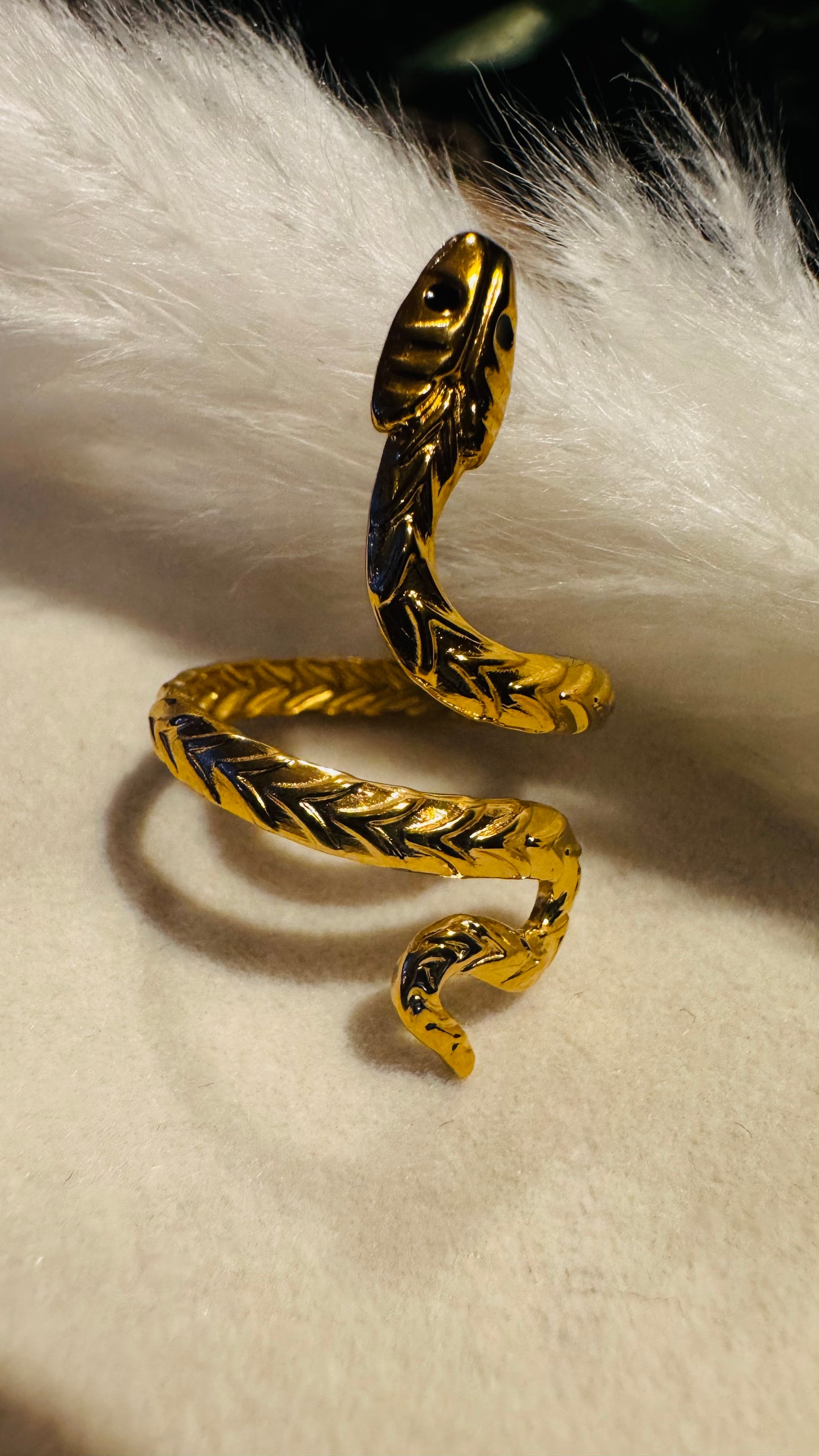 Bague Serpent - Doré