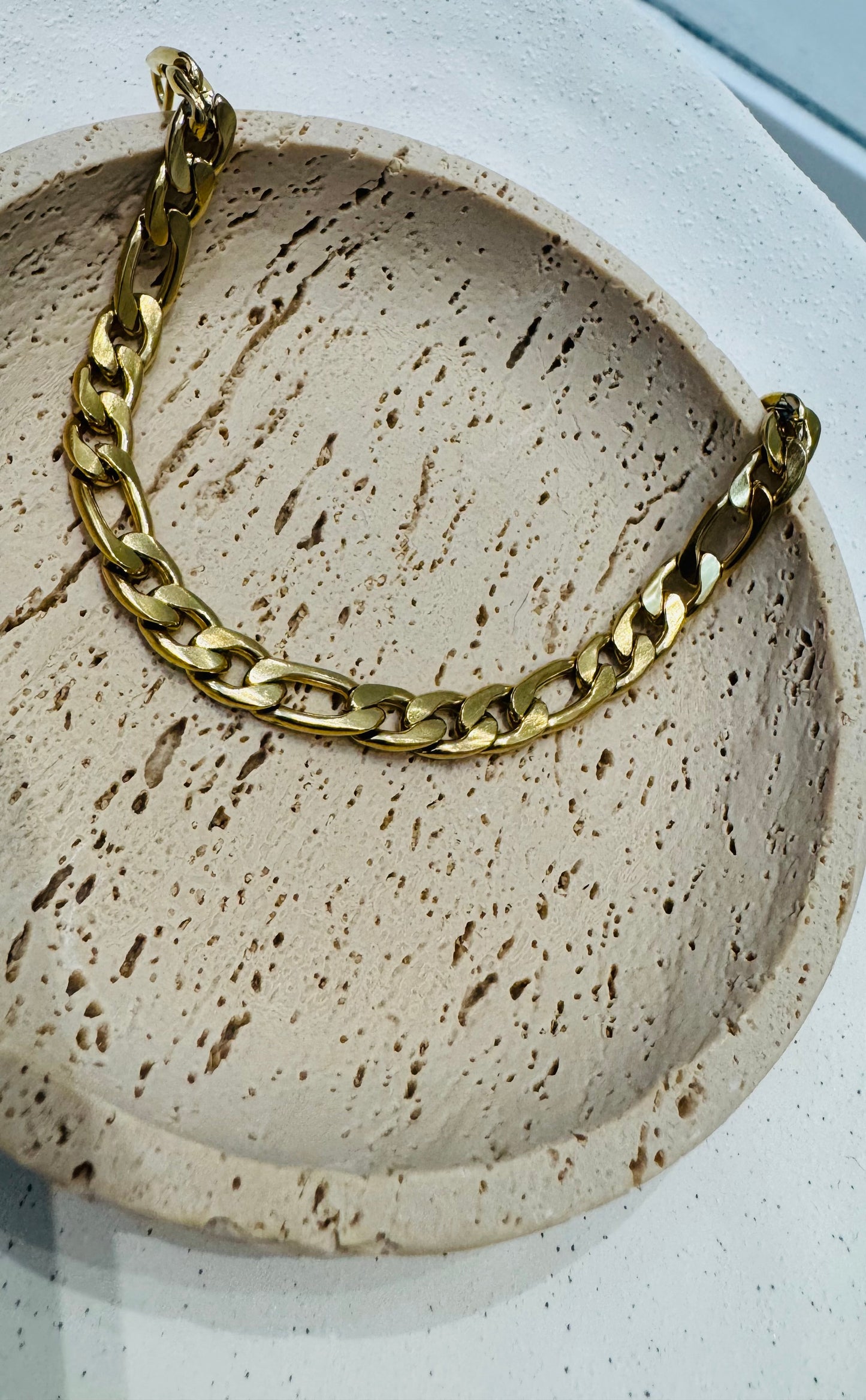 Bracelet maille gourmette - Doré