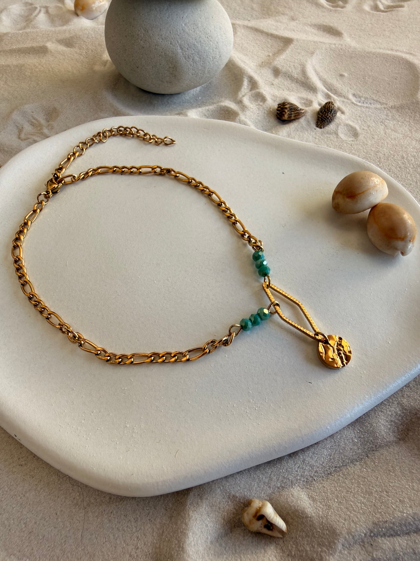 Chaîne de cheville médaille