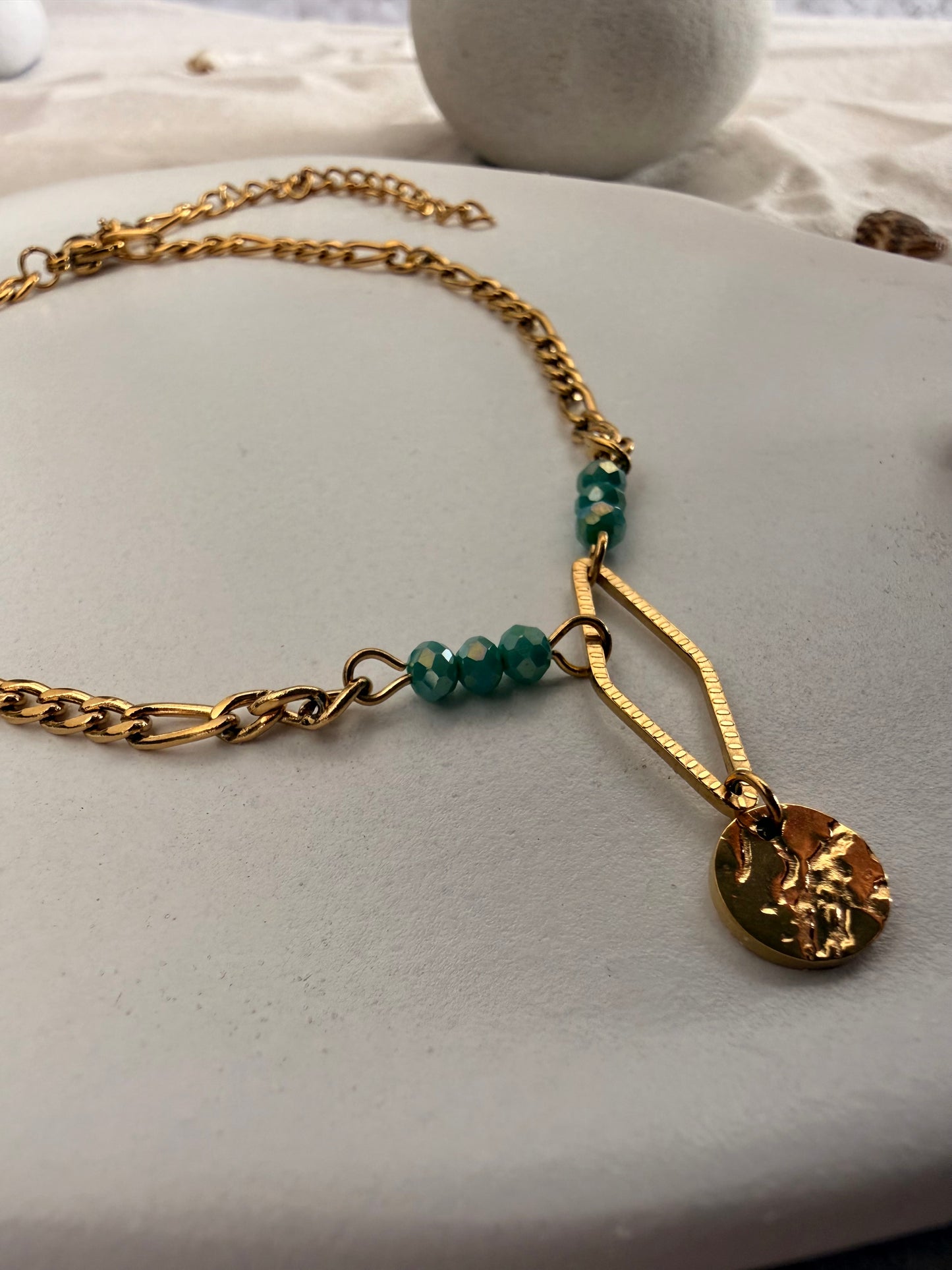 Chaîne de cheville médaille