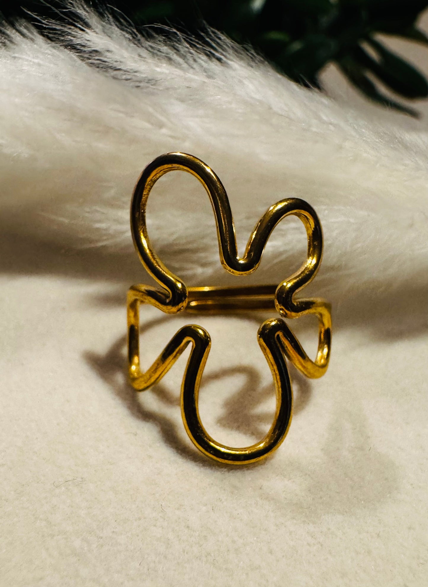 Bague Flora - Doré