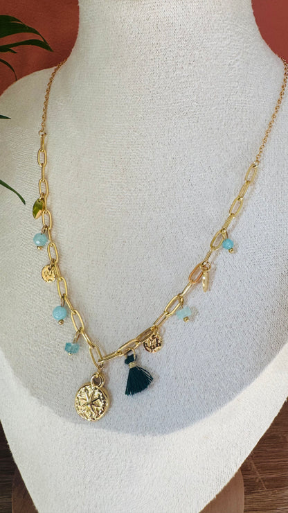 Lysandre | Collier charms en acier inoxydable