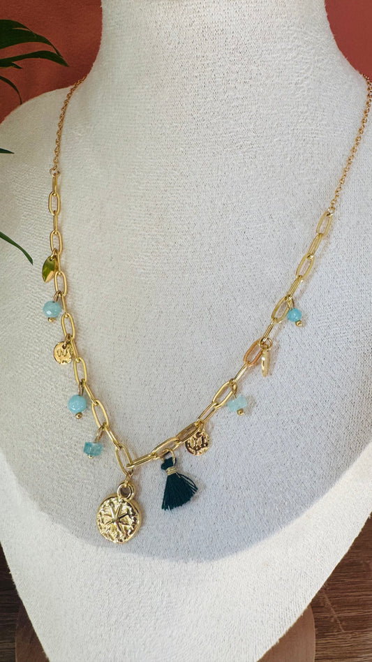 Lysandre | Collier charms en acier inoxydable