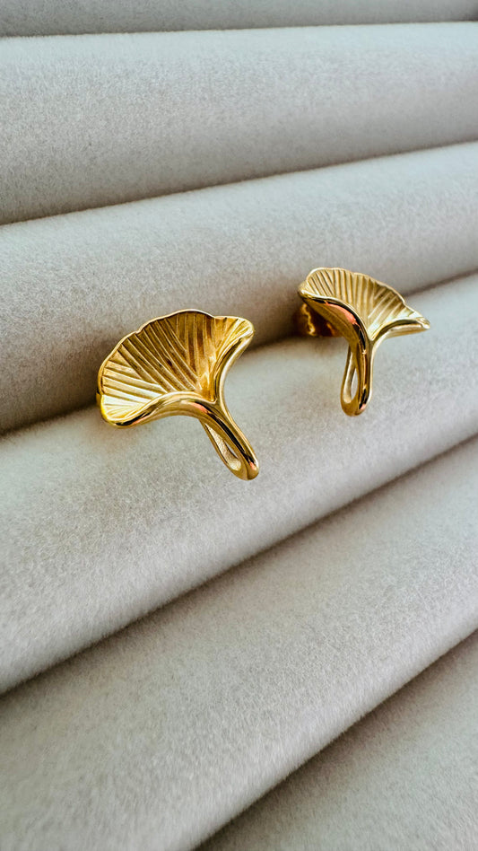 Zora | Boucles d'oreilles en acier inoxydable - Doré