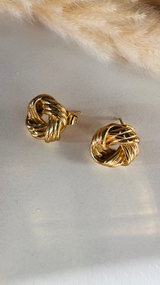 Sophie | Boucles d'oreilles acier inoxydable - Doré