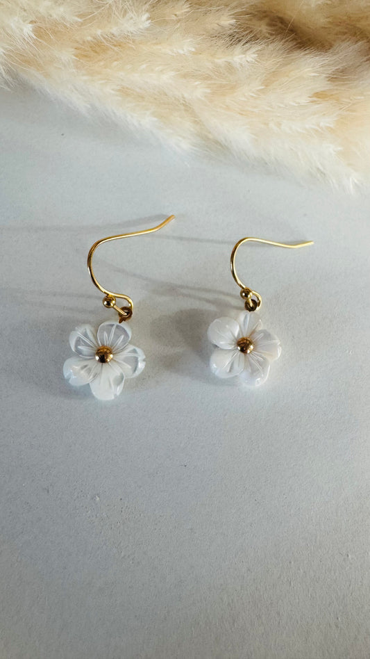 Élisa | Boucles d'oreilles /  Acier inoxydable - Doré