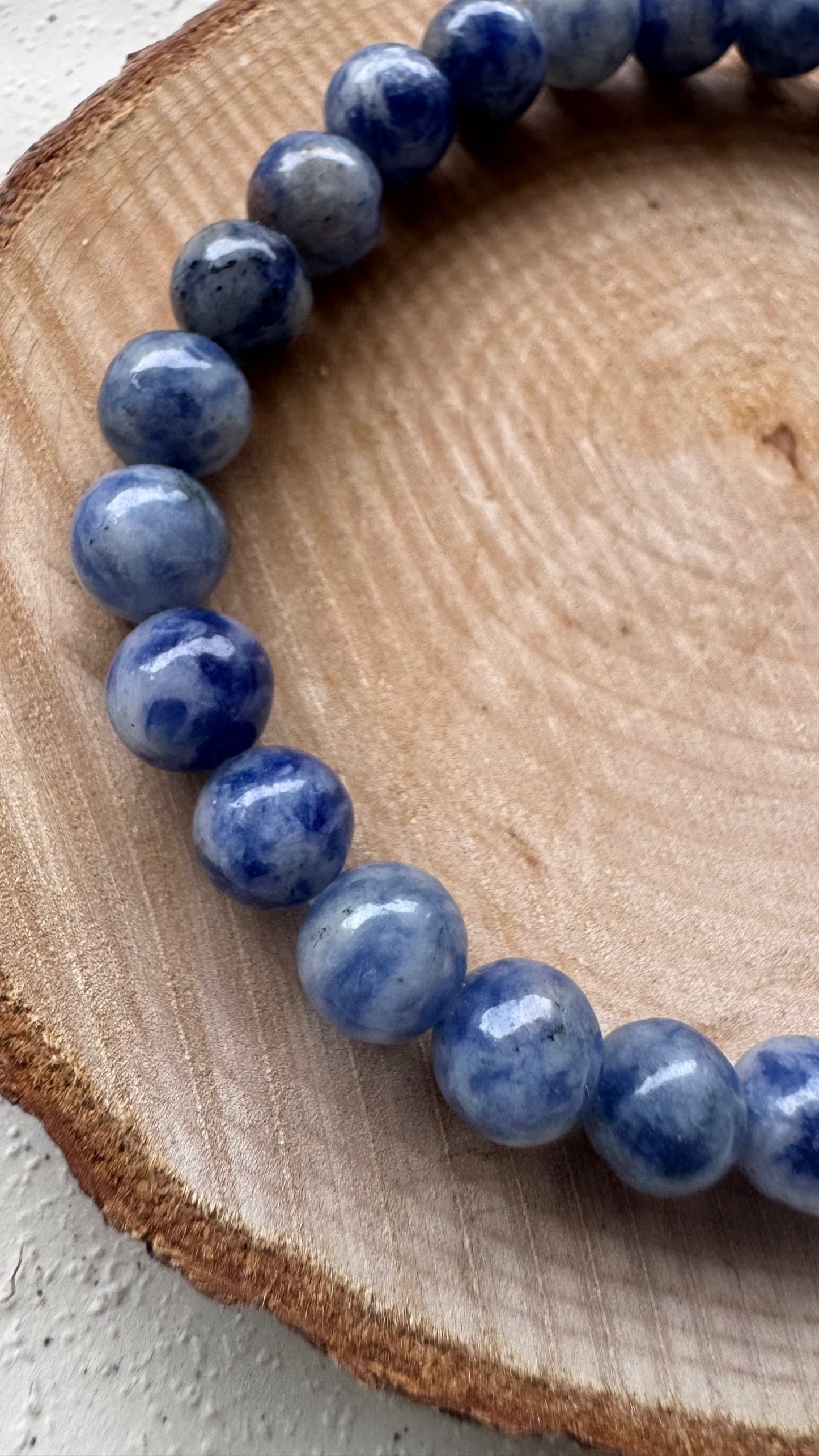 Bracelet pierre Soladite - Boules 6 mm