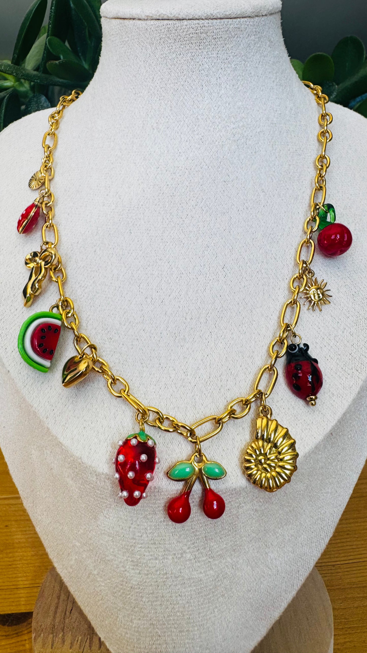 Zoé | Collier charms en acier inoxydable