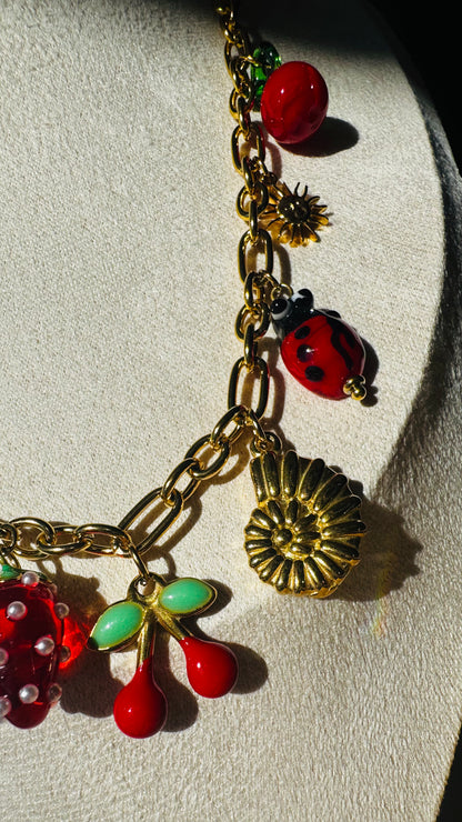 Zoé | Collier charms en acier inoxydable