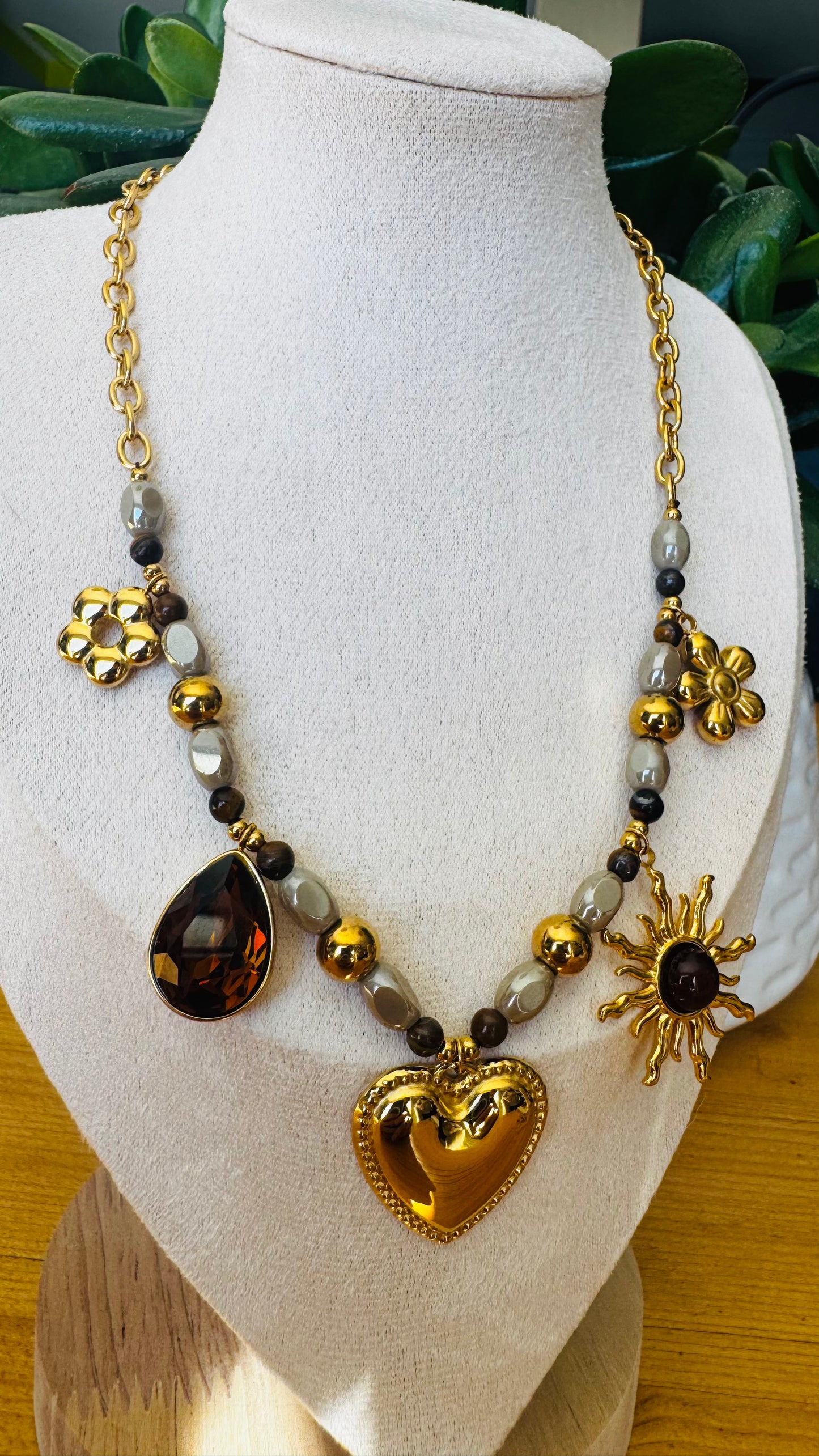 Soli | Collier charms en acier inoxydable
