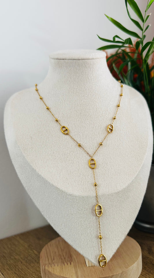 Diane | Collier Y en acier inoxydable