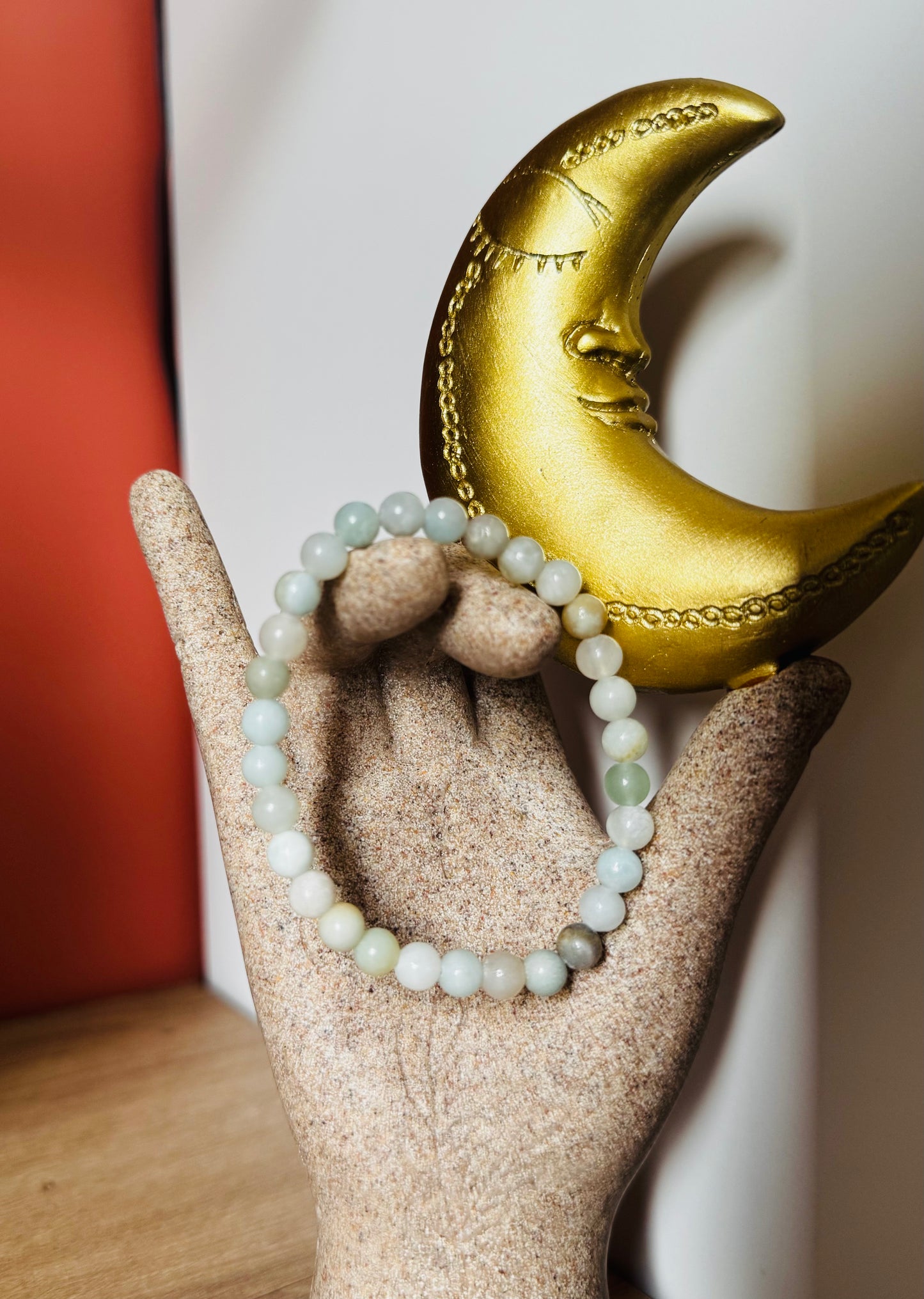 Bracelet pierre Amazonite Multicolore - Boules 6 mm