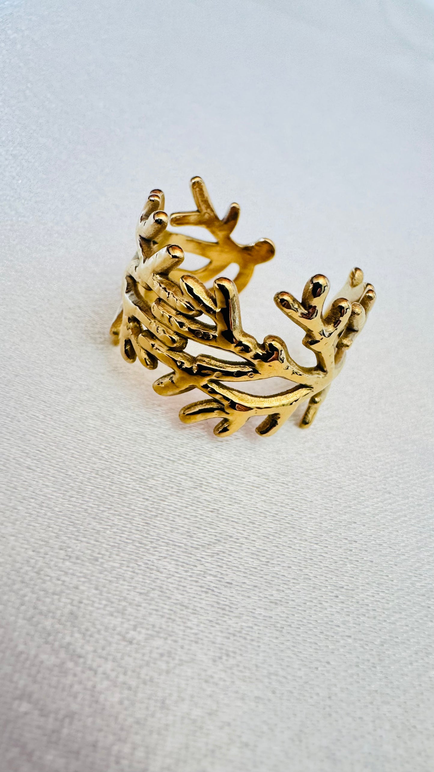 Bague Corallo - Doré