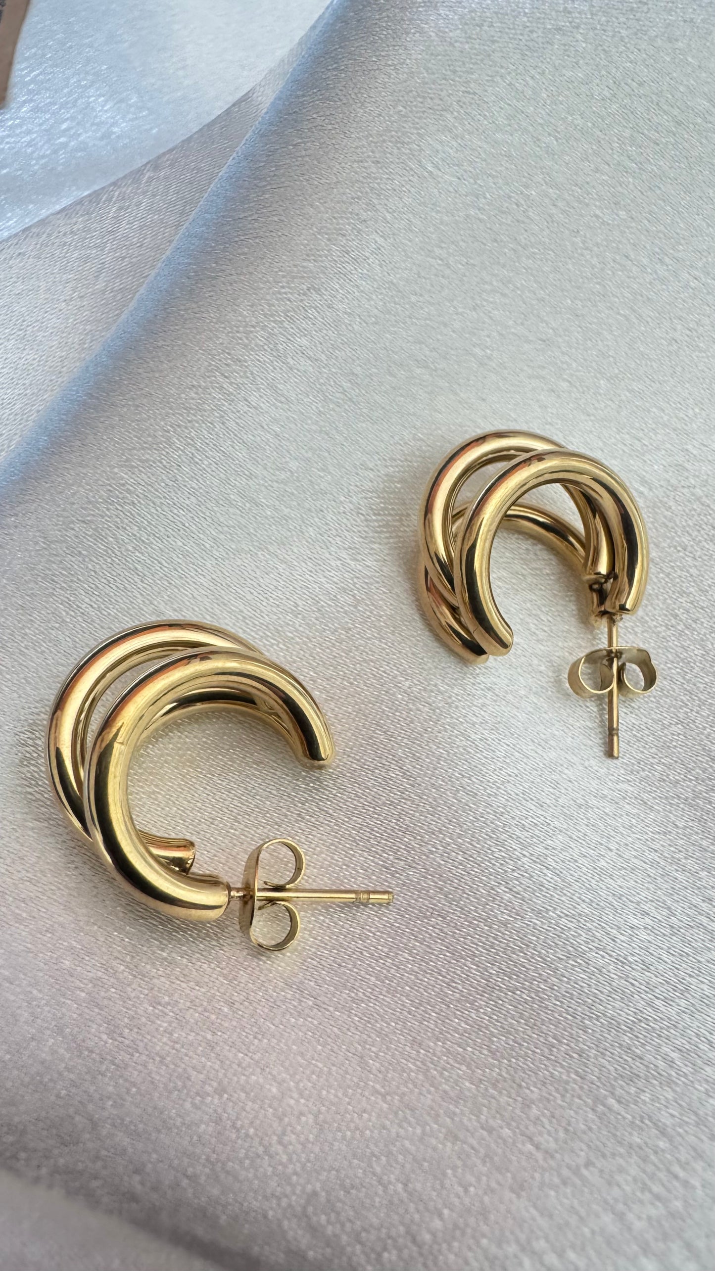 Boucles d'oreilles créoles - Doré