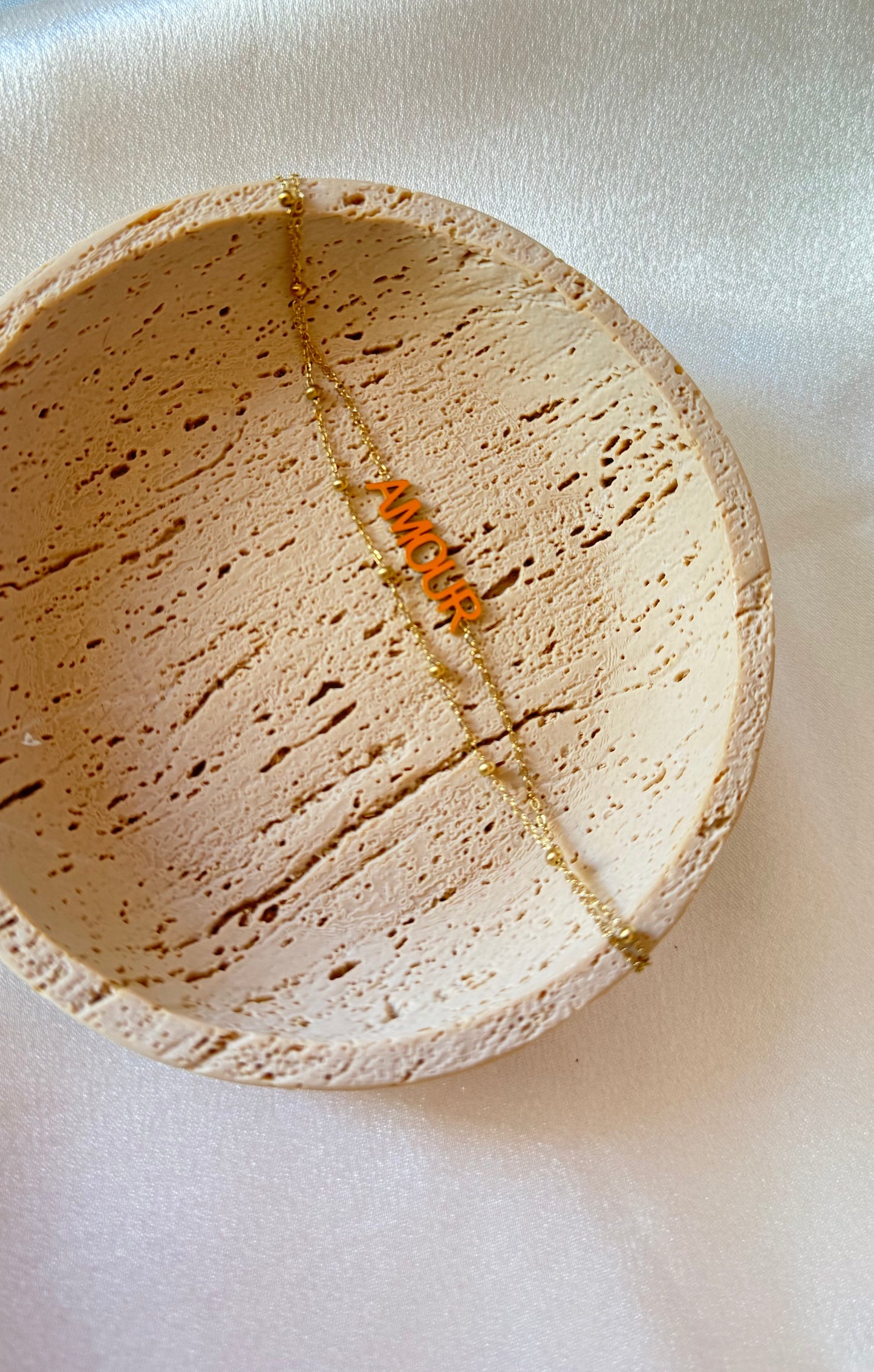 Bracelet " Amour " Doré