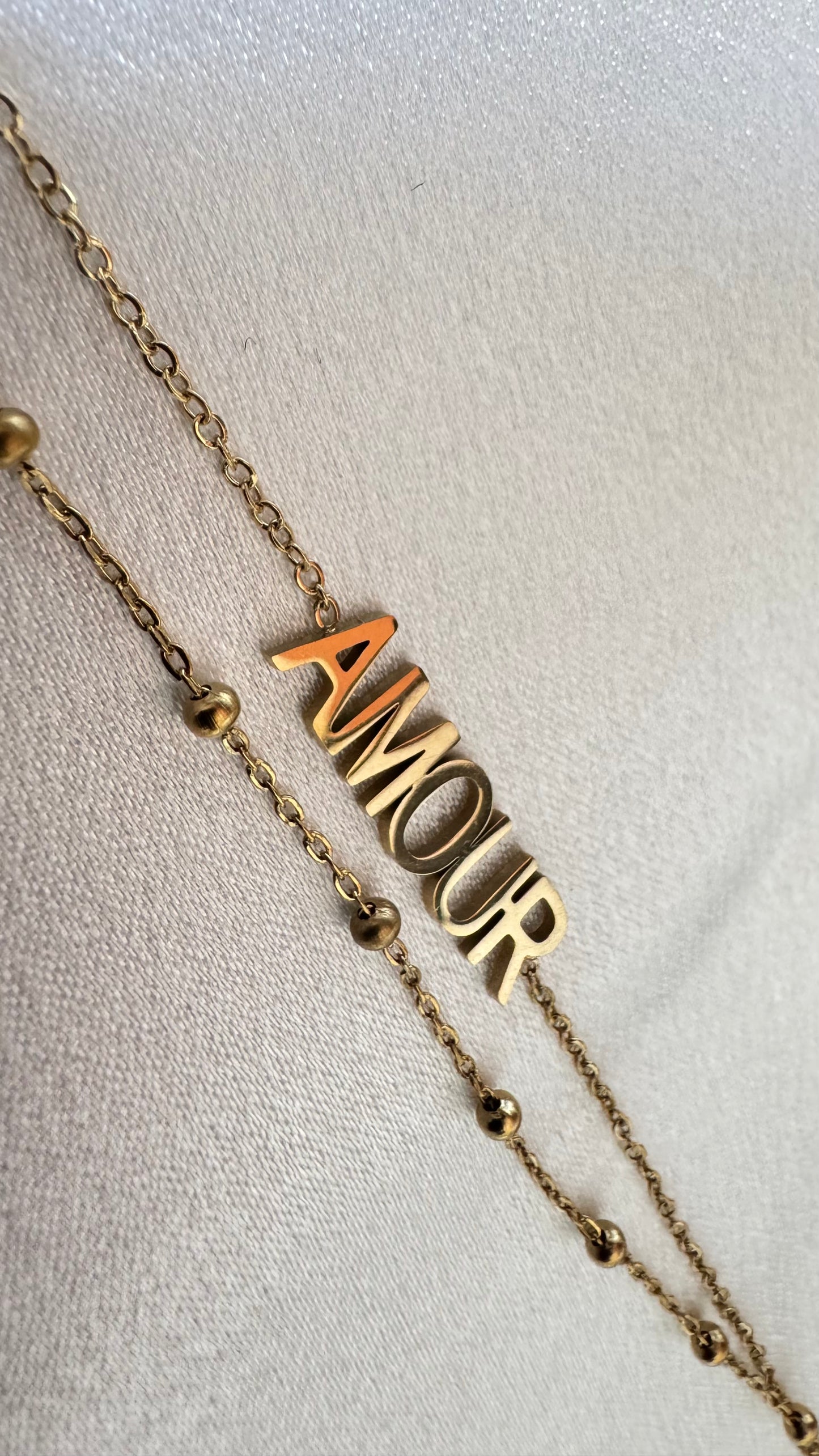 Bracelet " Amour " Doré