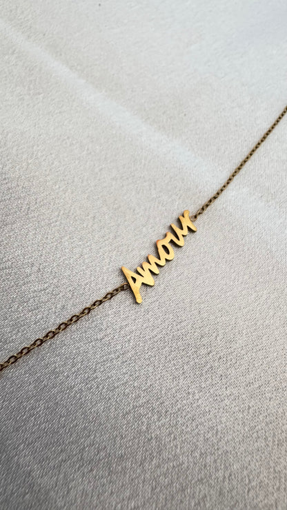 Bracelet " Amour " Doré