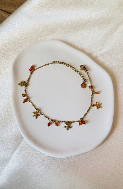 Chaîne de cheville étoiles