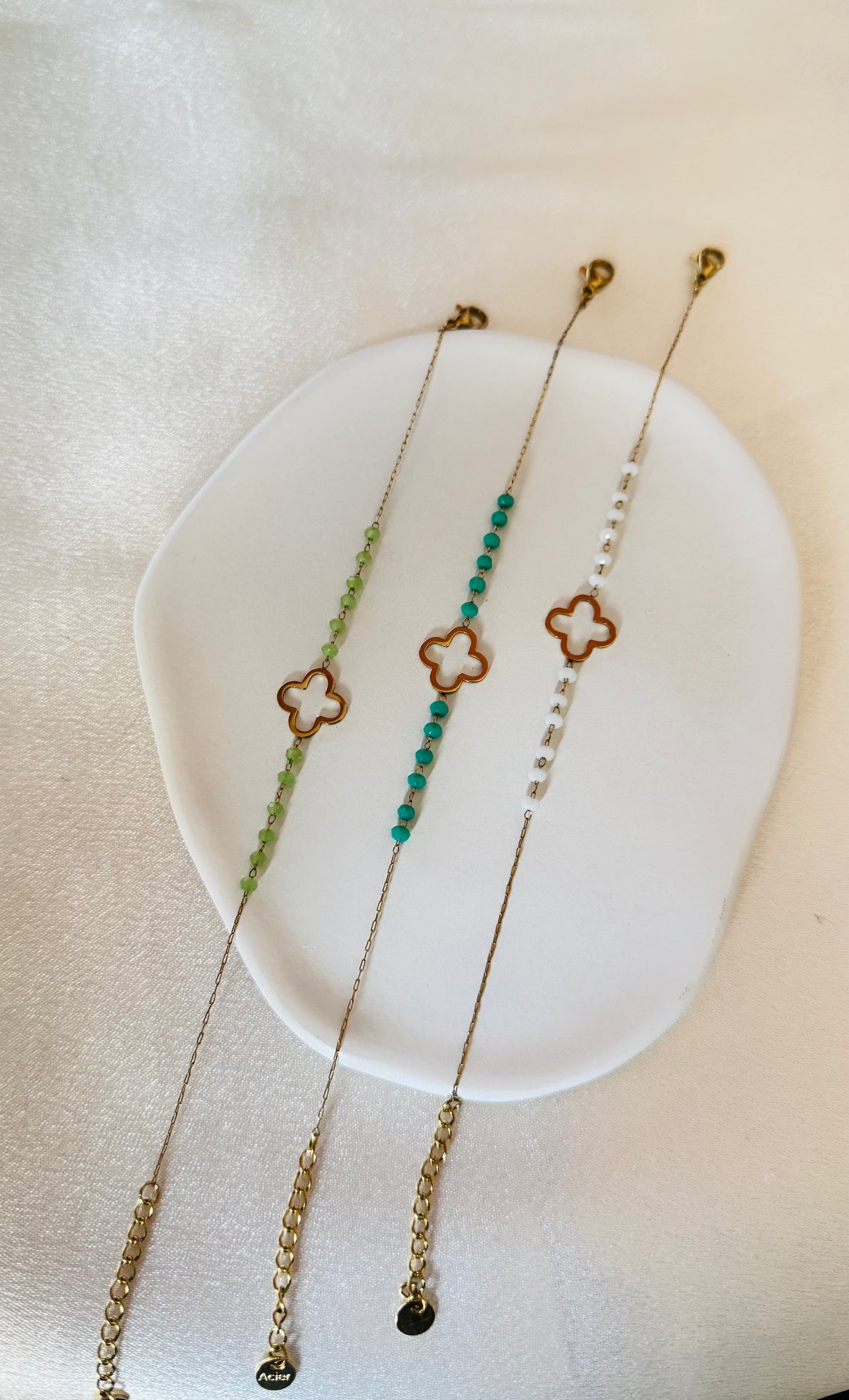 Bracelet Trèfle " Riviera "