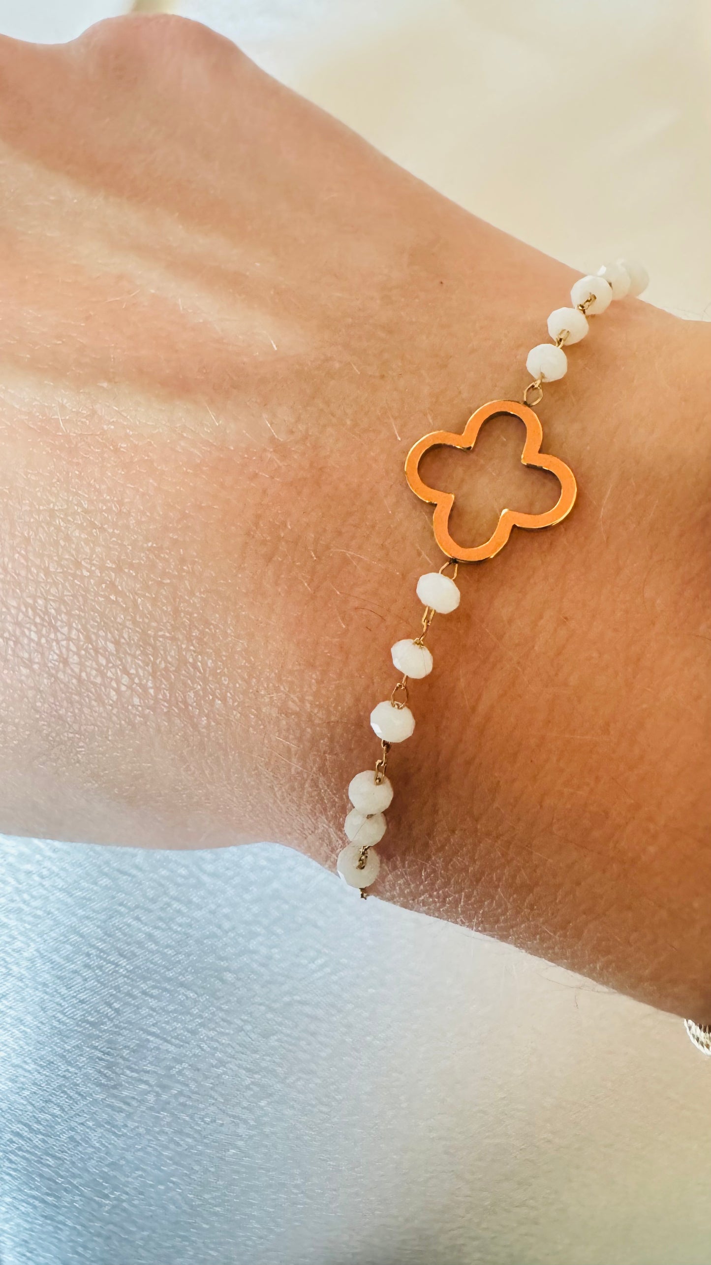 Bracelet Trèfle " Riviera "