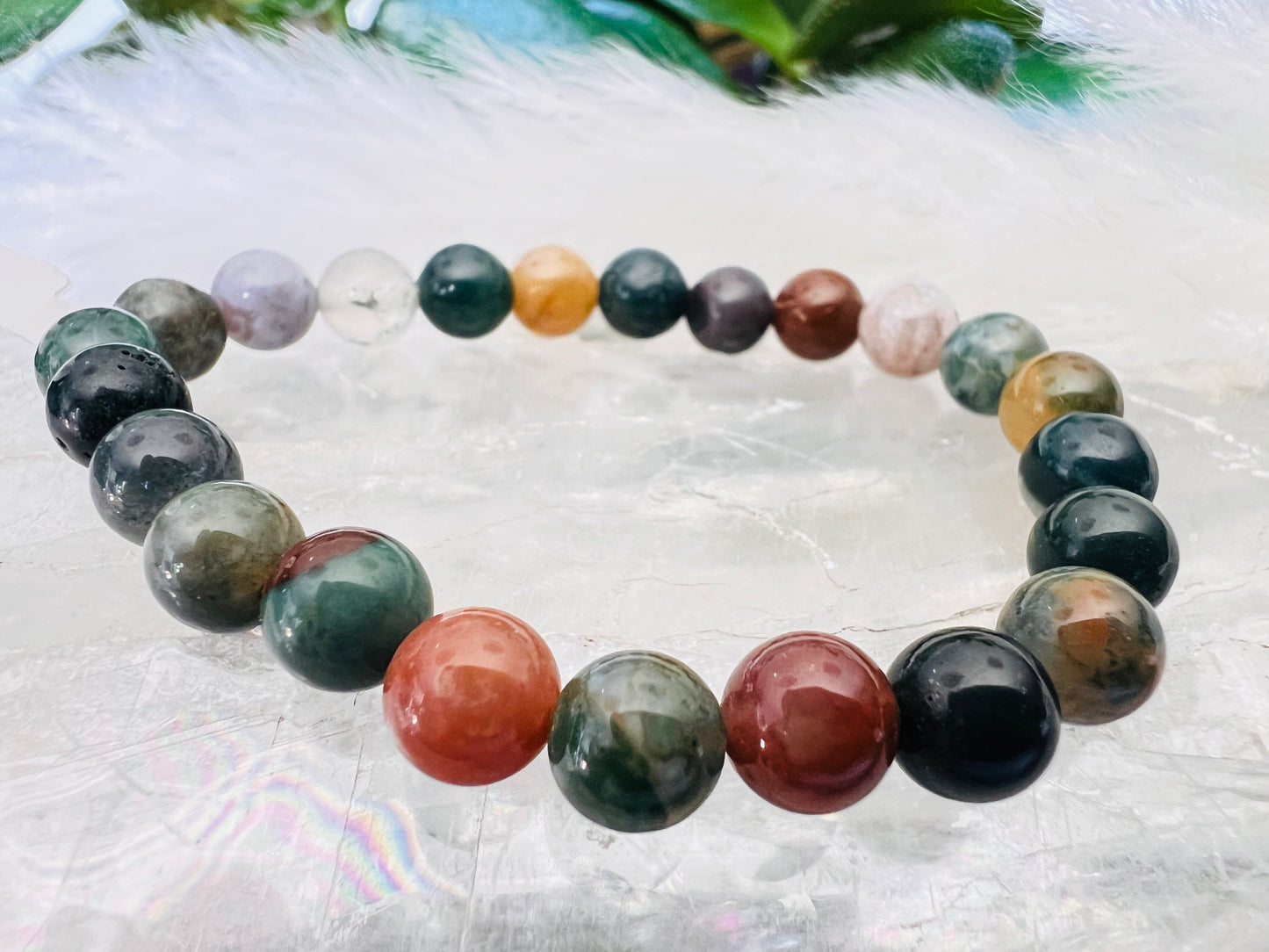 Bracelet enfant en Pierre - Agate indienne 6 mm
