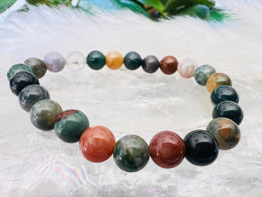 Bracelet enfant en Pierre - Agate indienne 6 mm