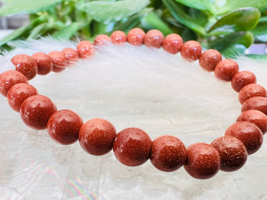 Bracelet enfant en Pierre - Sable de Soleil 6 mm