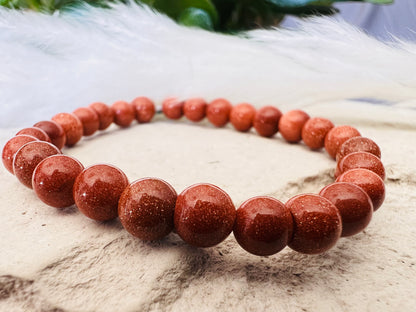 Bracelet enfant en Pierre - Sable de Soleil 6 mm