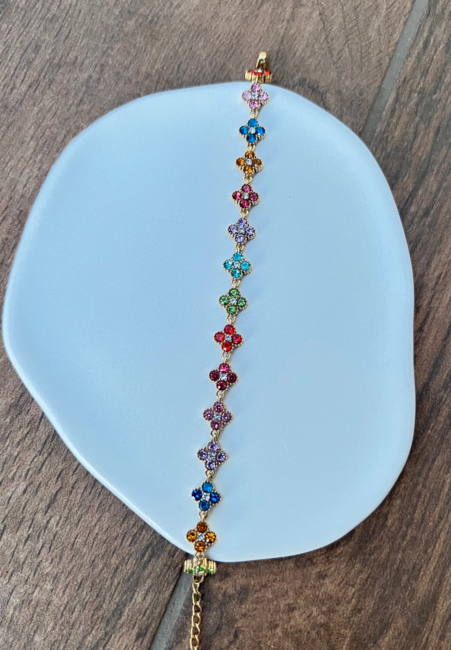 Bracelet Trèfles Multicolore