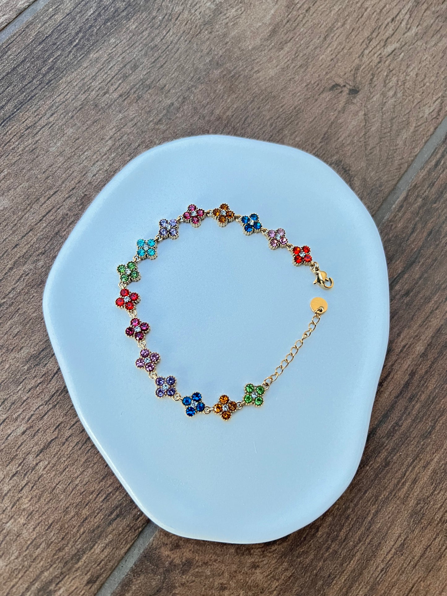 Bracelet Trèfles Multicolore