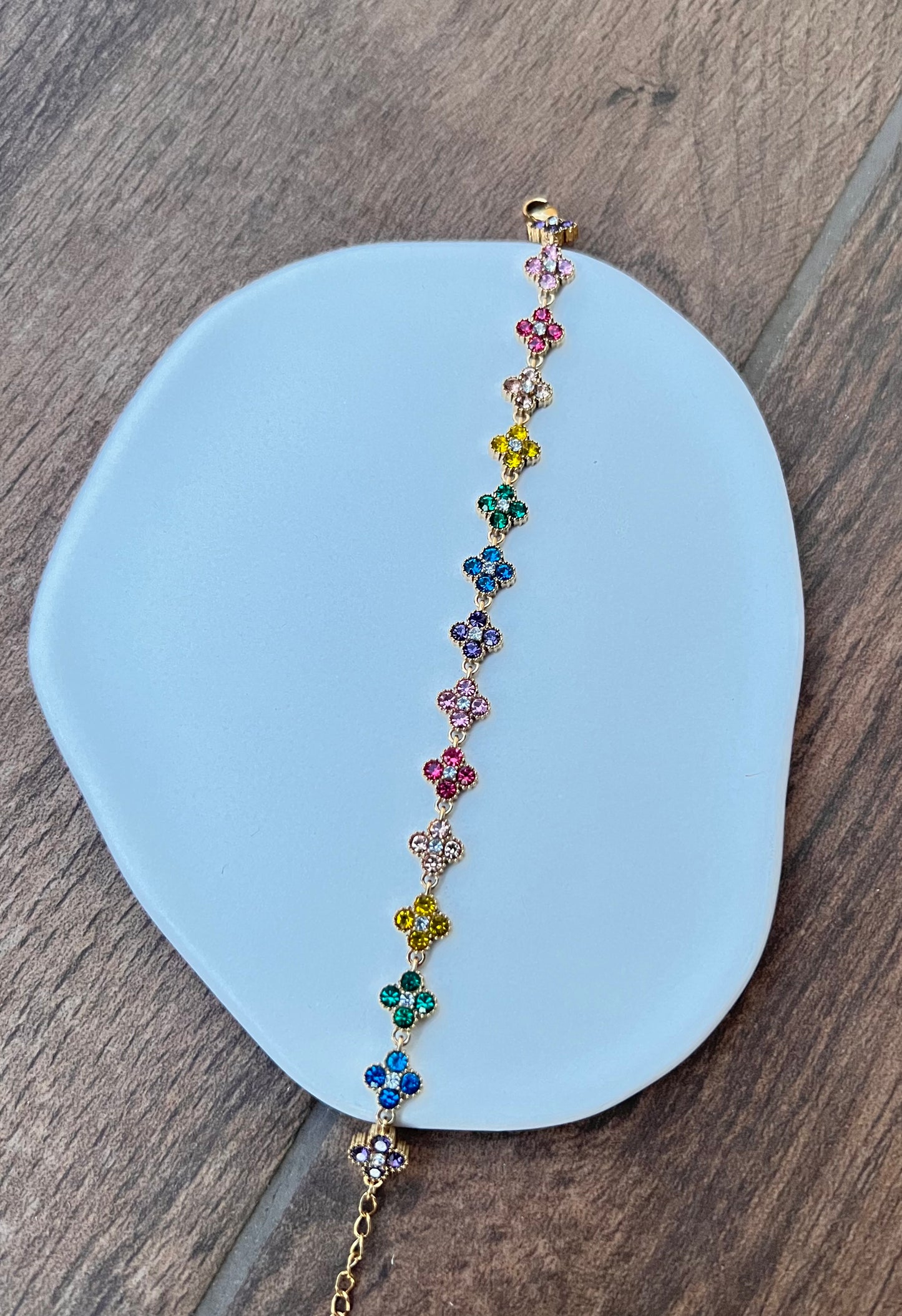 Bracelet Trèfles Multicolore
