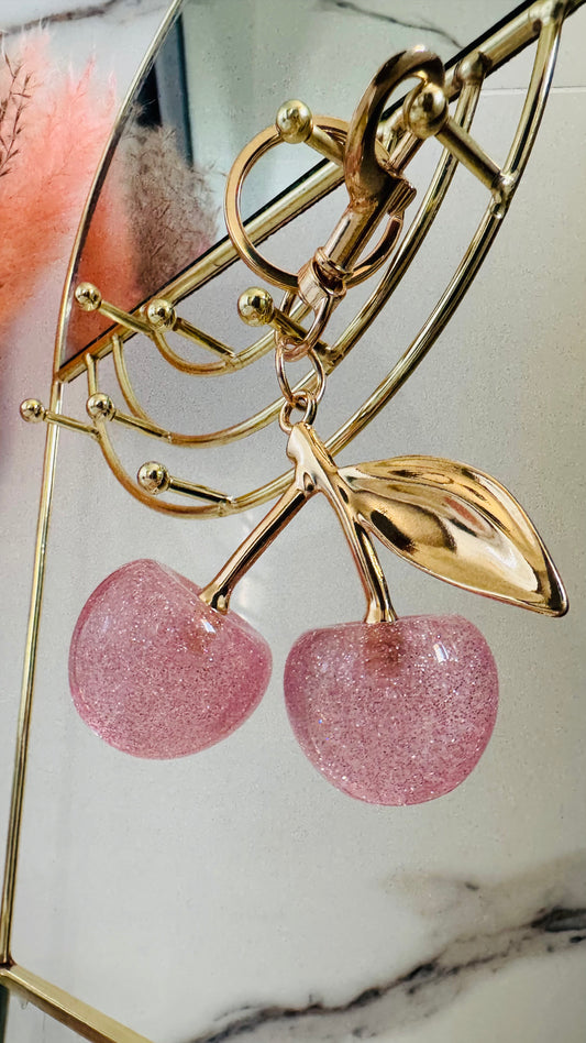 Porte-clés La Cerise Rose