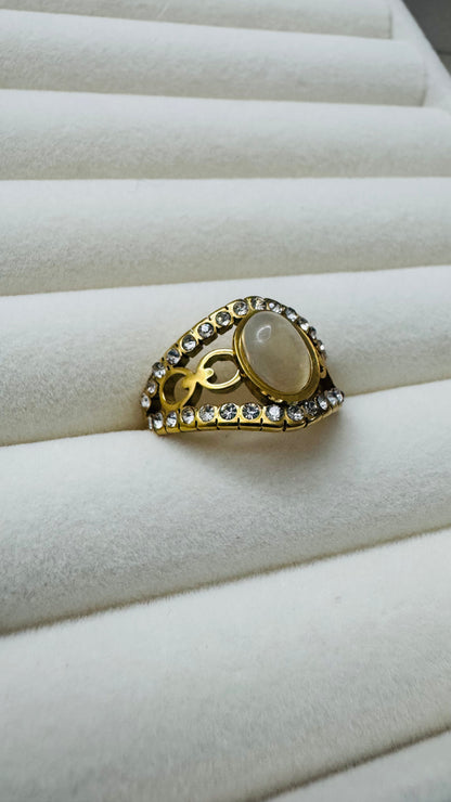 Bague Éclipse de Lumière - Doré