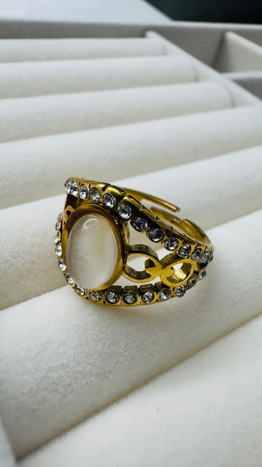 Bague Éclipse de Lumière - Doré